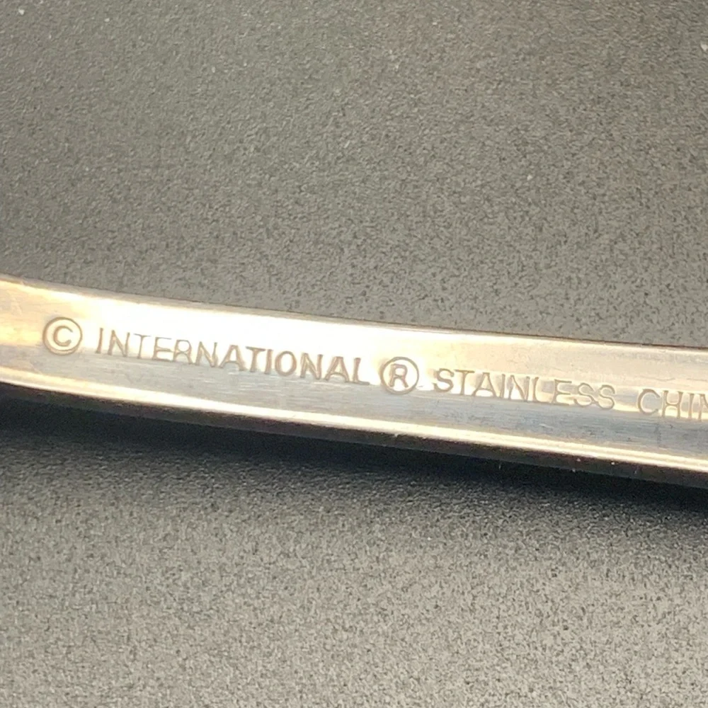 Vintage International Silver Plate Flatware Lot of 6 Forks China Stamped